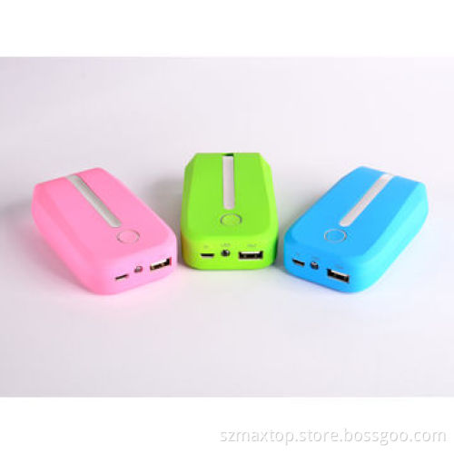 Recharger power banks with rubber oil craft, 5,200mAh capacity, with CE, FCC, RoHS